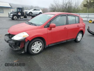 2010 Nissan Versa 1.8 S with VIN 3N1BC1CP9AL459811, listed as a Copart auction lot 52298585 with 98,320 mi miles and Salvage Title. Bid and sale history available at carsss.com. Image 1.