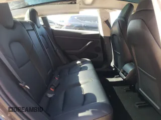 2023 Tesla Model 3 with VIN 5YJ3E1EA1PF664941, listed as a Copart auction lot 58097005 with 39,391 mi miles and Salvage title. Bid and sale history available at DreamBid. Image 10.