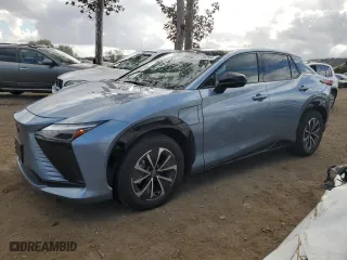 2023 Lexus RZ with VIN JTJAAAAB1PA005958, listed as a Copart auction lot 80736244 with 21,413 mi miles and Salvage Title. Bid and sale history available at carsss.com. Image 1.