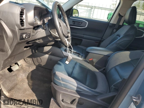 2023 Ford Bronco Sport Outer Banks with VIN 3FMCR9C68PRD15464, listed as a Copart auction lot 55384775 with 29,413 mi miles and Salvage title. Bid and sale history available at DreamBid. Image 7.