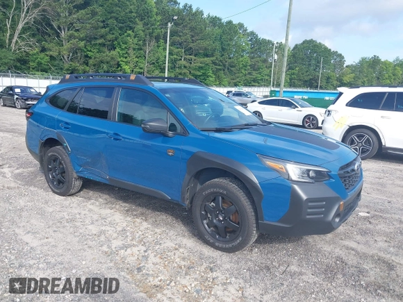 2022 Subaru Outback Wilderness with VIN 4S4BTGUD9N3152012, listed as a IAAI auction lot 42509460 with 39,000 mi miles and . Bid and sale history available at DreamBid. Image 1.