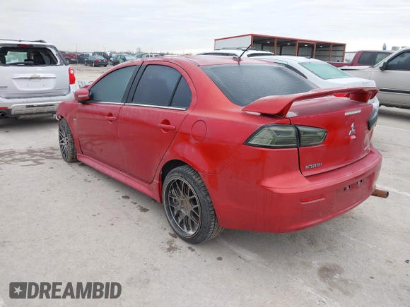 2016 Mitsubishi Lancer GT with VIN JA32U8FW1GU012988, listed as a IAAI auction lot 41498905 with 94,727 mi miles. Bid and sale history available at carsss.com. Image 3.