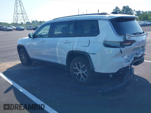 2023 Jeep Grand Cherokee Limited z VIN 1C4RJKBG2P8793419, wystawiony jako IAAI lot #42125191 z przebiegiem 64 510 mil mil oraz . Historia ofert i sprzedaży dostępna na DreamBid. Obrazek 3.