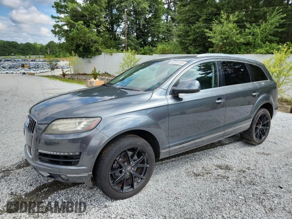 2014 Audi Q7 Premium Plus with VIN WA1LMAFE2ED016382, listed as a Copart auction lot 62724155 with 122,690 mi miles and Clean title. Bid and sale history available at DreamBid. Image 1.