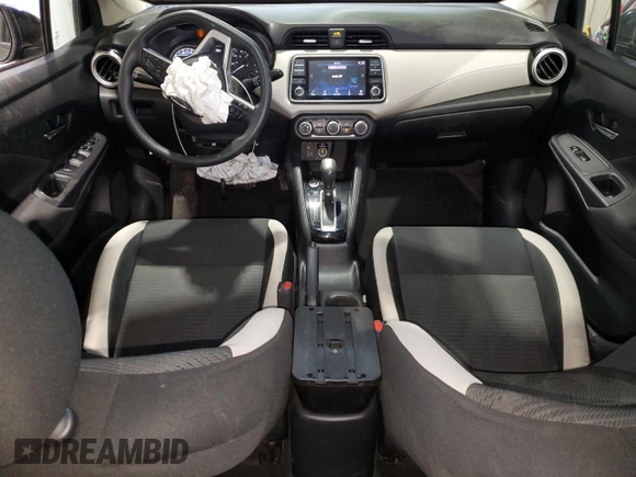 2021 Nissan Versa SV with VIN 3N1CN8EV9ML861593, listed as a Copart auction lot 56629195 with 77,522 mi miles and Salvage title. Bid and sale history available at DreamBid. Image 8.