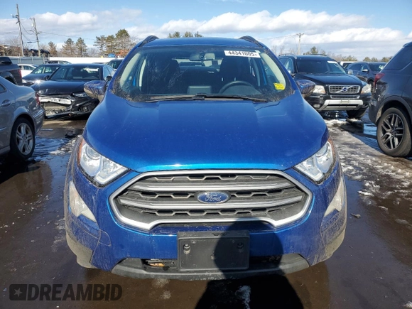 2022 Ford EcoSport SE with VIN MAJ6S3GL7NC456921, listed as a Copart auction lot 44341005 with 28,368 mi miles and Salvage Title. Bid and sale history available at DreamBid. Image 5.
