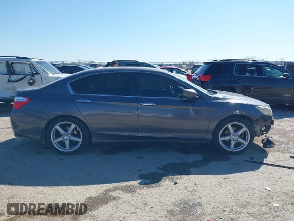 2015 Honda Accord Sport with VIN 1HGCR2F57FA111070, listed as a IAAI auction lot 41839122 with 151,985 mi miles and . Bid and sale history available at DreamBid. Image 14.