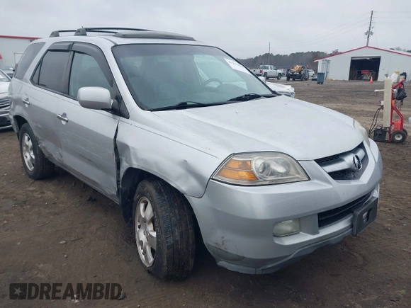 2004 Acura MDX with VIN 2HNYD18244H541101, listed as a IAAI auction lot 41211015 with 226,112 mi miles. Bid and sale history available at carsss.com. Image 1.