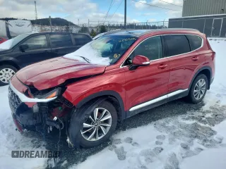 2019 Hyundai Santa Fe Preferred z VIN 5NMS3CAA2KH050569, wystawiony jako Copart lot #42563285 z przebiegiem 112 579 mil mil oraz Szkoda całkowita • Salvage title. Historia ofert i sprzedaży dostępna na DreamBid. Obrazek 1.
