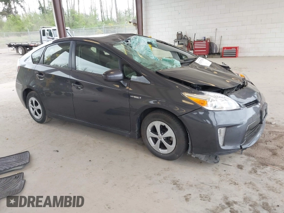 2012 Toyota Prius One with VIN JTDKN3DUXC1506488, listed as a IAAI auction lot 42137519 with 243,893 mi miles. Bid and sale history available at carsss.com. Image 1.