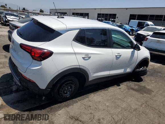 2025 Buick Encore GX Preferred with VIN KL4AMBSL1SB143276, listed as a Copart auction lot 63394905 with 9,410 mi miles and Salvage title. Bid and sale history available at DreamBid. Image 3.