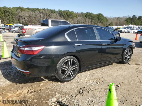 2017 Honda Accord Sedan Sport with VIN 1HGCR2F51HA257225, listed as a Copart auction lot 48230165 with 94,768 mi miles and Salvage Title. Bid and sale history available at carsss.com. Image 3.