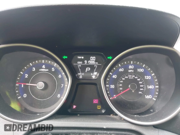 2013 Hyundai Elantra GLS z VIN 5NPDH4AE6DH372849, wystawiony jako IAAI lot #42161748 z przebiegiem 91 986 mil mil oraz . Historia ofert i sprzedaży dostępna na DreamBid. Obrazek 7.