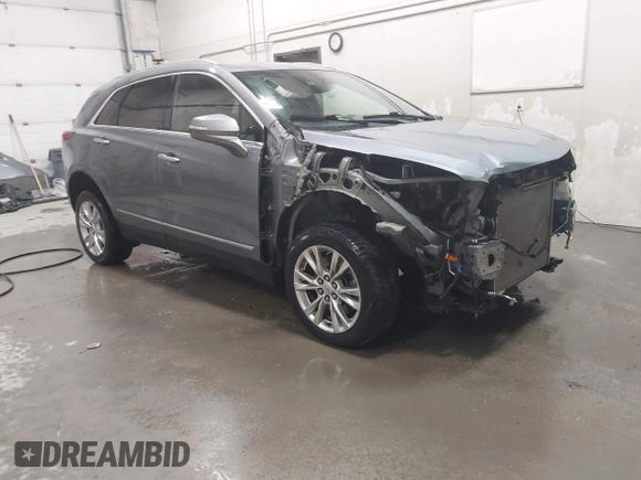 2021 Cadillac XT5 AWD Luxury with VIN 1GYKNBR42MZ165944, listed as a IAAI auction lot 42062750 with 51,592 mi miles and . Bid and sale history available at DreamBid. Image 1.
