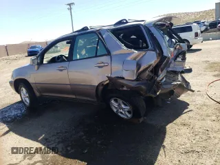 2001 Lexus RX 300 with VIN JTJGF10U710082846, listed as a Copart auction lot 59164804 with 0 mi miles and Salvage Title. Bid and sale history available at carsss.com. Image 2.