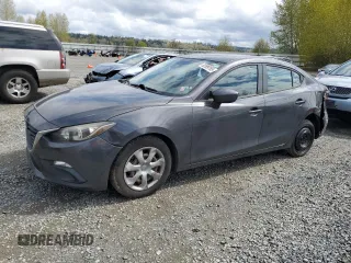 2015 Mazda 3 i Sport with VIN JM1BM1U79F1245845, listed as a Copart auction lot 52589195 with 90,216 mi miles and Salvage Title. Bid and sale history available at DreamBid. Image 1.