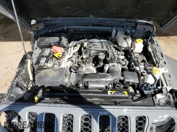 2023 Jeep Gladiator Overland with VIN 1C6HJTFG2PL542657, listed as a Copart auction lot 63384465 with 29,728 mi miles and Non repairable. Bid and sale history available at DreamBid. Image 11.