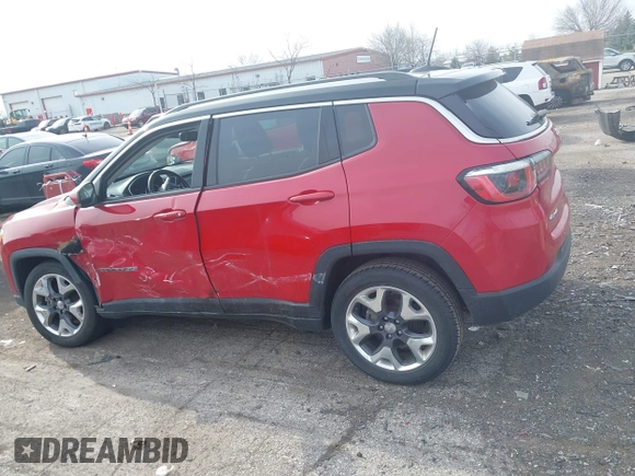 2019 Jeep Compass Limited z VIN 3C4NJDCB8KT638591, wystawiony jako IAAI lot #42022564 z przebiegiem 46 802 mil mil oraz . Historia ofert i sprzedaży dostępna na DreamBid. Obrazek 14.