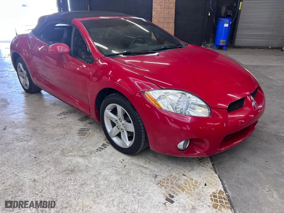 2007 Mitsubishi Eclipse GS with VIN 4A3AL25F97E006958, listed as a Copart auction lot 54452845 with 73,925 mi miles and Clean Title. Bid and sale history available at carsss.com. Image 1.