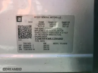 2018 Chevrolet Traverse LS with VIN 1GNERFKW8JJ245860, listed as a Copart auction lot 49612865 with 109,955 mi miles and Salvage Title. Bid and sale history available at carsss.com. Image 13.