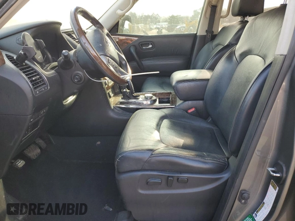 2016 Infiniti QX80 with VIN JN8AZ2NE4G9126706, listed as a Copart auction lot 48589555 with 151,940 mi miles and Salvage Title. Bid and sale history available at DreamBid. Image 7.