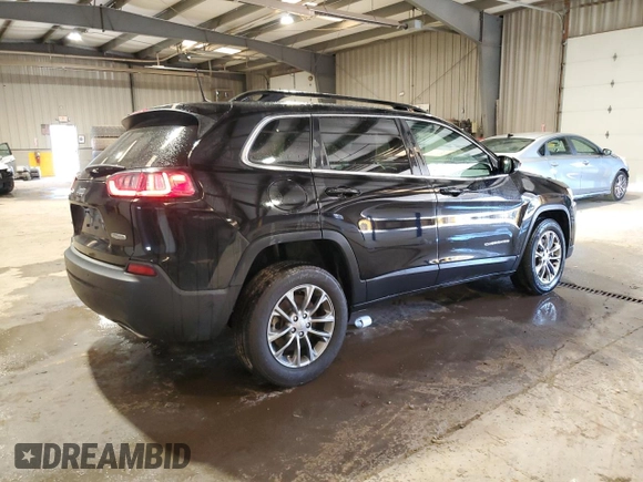 2022 Jeep Cherokee Latitude Lux with VIN 1C4PJMMX0ND500797, listed as a Copart auction lot 50117335 with 38,445 mi miles and Salvage title. Bid and sale history available at DreamBid. Image 3.