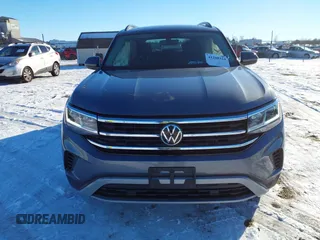 2022 Volkswagen Atlas 3.6L V6 SE w/Technology with VIN 1V2KR2CA2NC551937, listed as a IAAI auction lot 41288324 with 41,410 mi miles. Bid and sale history available at carsss.com. Image 12.