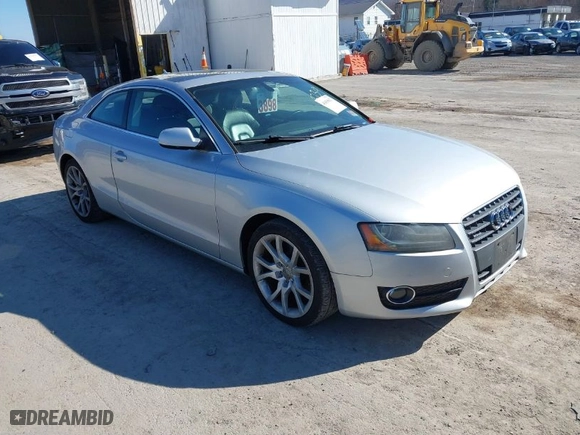 2012 Audi A5 2.0T Premium Plus with VIN WAULFAFR2CA003730, listed as a IAAI auction lot 41659627 with 110392 miles. Bid and sale history available at carsss.com. Image 1.