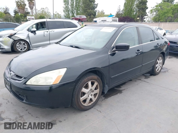 2005 Honda Accord EX-L z VIN 1HGCM66895A024334, wystawiony jako IAAI lot #42131971 z przebiegiem 241 276 mil mil oraz . Historia ofert i sprzedaży dostępna na DreamBid. Obrazek 2.