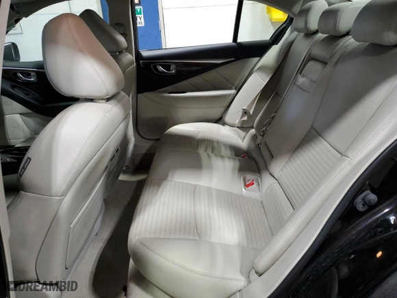 2016 Infiniti Q50 3.0t Red Sport 400 with VIN JN1FV7AR8GM450079, listed as a Copart auction lot 48311325 with 124,763 mi miles and Salvage Title. Bid and sale history available at carsss.com. Image 10.