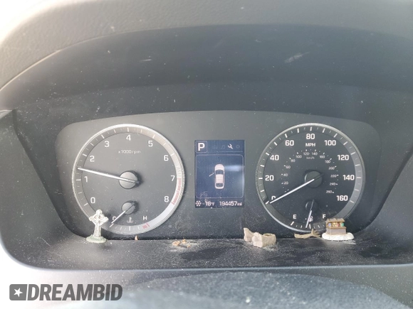 2017 Hyundai Sonata Sport with VIN 5NPE34AF0HH439270, listed as a Copart auction lot 89333675 with 194,457 mi miles and Salvage Title. Bid and sale history available at DreamBid. Image 9.
