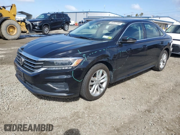 2020 Volkswagen Passat SE with VIN 1VWSA7A37LC007700, listed as a Copart auction lot 49352785 with 117,627 mi miles and Salvage title. Bid and sale history available at DreamBid. Image 1.