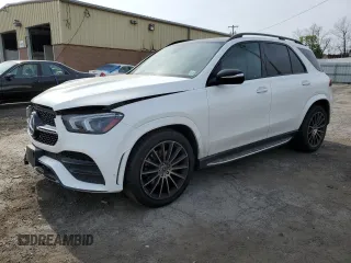 2020 Mercedes-Benz GLE 350 z VIN 4JGFB4KB3LA161155, wystawiony jako Copart lot #54175415 z przebiegiem Nie podano mil oraz Szkoda całkowita • Salvage title. Historia ofert i sprzedaży dostępna na DreamBid. Obrazek 1.