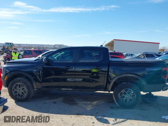 2024 Ford Ranger XLT with VIN 1FTER4GH3RLE19969, listed as a IAAI auction lot 41466045 with 20,343 mi miles. Bid and sale history available at carsss.com. Image 15.