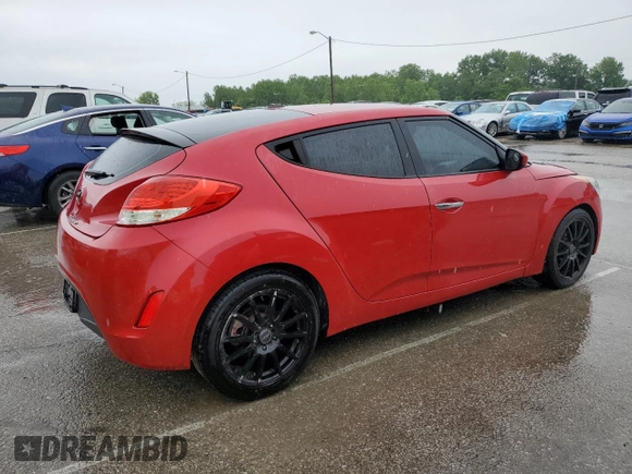2014 Hyundai Veloster RE:FLEX with VIN KMHTC6AD9EU212982, listed as a Copart auction lot 58583615 with 146,146 mi miles and Non repairable. Bid and sale history available at DreamBid. Image 3.