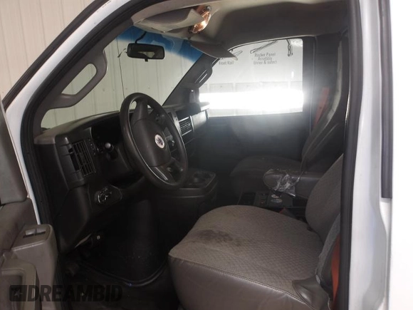 2017 Chevrolet Express Cargo with VIN 1GCWGAFGXH1272979, listed as a IAAI auction lot 42728535 with 165,033 mi miles and . Bid and sale history available at DreamBid. Image 14.