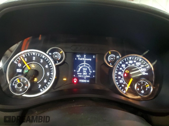 2019 Ram 2500 Tradesman with VIN 3C6UR5HJ1KG666789, listed as a Copart auction lot 51640745 with 193,042 mi miles and Clean title. Bid and sale history available at DreamBid. Image 9.