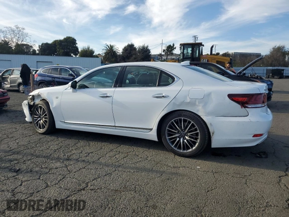 2016 Lexus LS 460 z VIN JTHBL5EF3G5140145, wystawiony jako Copart lot #87555395 z przebiegiem 96 254 mil mil oraz Szkoda całkowita • Salvage title. Historia ofert i sprzedaży dostępna na DreamBid. Obrazek 2.