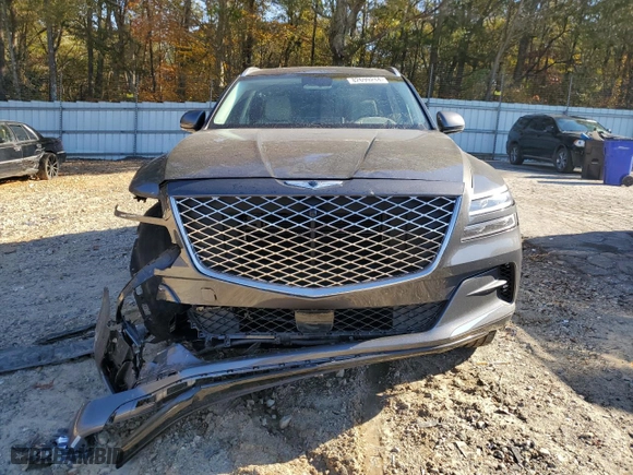 2022 Genesis GV80 with VIN KMUHCESC7NU078514, listed as a Copart auction lot 82699244 with 40,281 mi miles and Salvage Title. Bid and sale history available at carsss.com. Image 5.