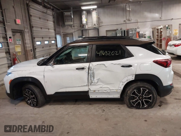 2021 Chevrolet TrailBlazer ACTIV with VIN KL79MSSL3MB163182, listed as a IAAI auction lot 41632021 with 45,506 mi miles and . Bid and sale history available at DreamBid. Image 14.