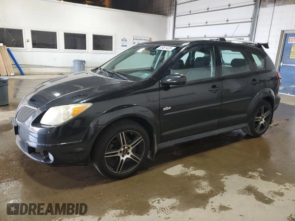 2008 Pontiac Vibe with VIN 5Y2SL65818Z402585, listed as a Copart auction lot 55461435 with 163,251 mi miles and Clean Title. Bid and sale history available at carsss.com. Image 1.