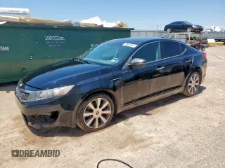 2013 Kia Optima SX with VIN 5XXGR4A61DG249281, listed as a Copart auction lot 64135155 with 157,310 mi miles and Clean title. Bid and sale history available at DreamBid. Image 1.