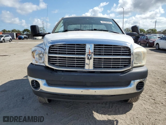 2007 Dodge Ram 2500 ST with VIN 3D7KS26D87G729433, listed as a Copart auction lot 43760045 with 237,035 mi miles and Salvage Title. Bid and sale history available at carsss.com. Image 5.