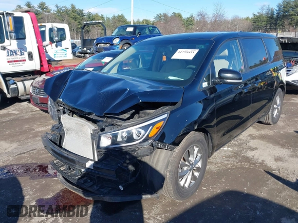 2019 Kia Sedona EX with VIN KNDMB5C10K6533494, listed as a IAAI auction lot 41798853 with 52,114 mi miles. Bid and sale history available at carsss.com. Image 17.