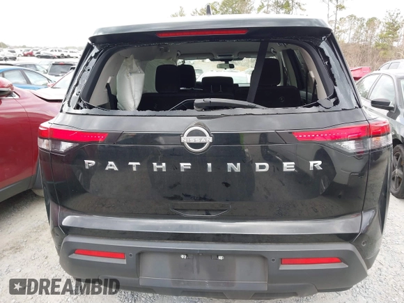 2023 Nissan Pathfinder S with VIN 5N1DR3AAXPC243870, listed as a IAAI auction lot 41720397 with 40,399 mi miles and . Bid and sale history available at DreamBid. Image 16.
