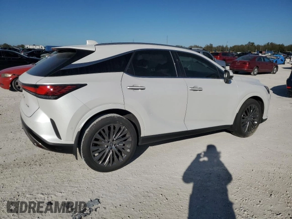 2023 Lexus RX with VIN 2T2BAMBA5PC008688, listed as a Copart auction lot 40560714 with 3,473 mi miles and Salvage Title. Bid and sale history available at carsss.com. Image 3.
