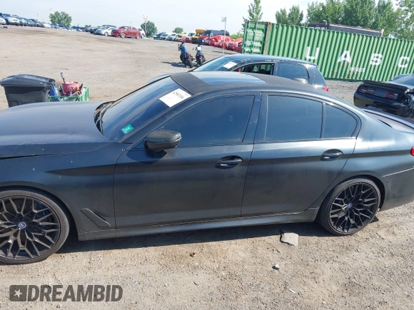 2018 BMW 5 Series M550i xDrive with VIN WBAJB9C55JB286747, listed as a IAAI auction lot 42583106 with 141,102 mi miles and . Bid and sale history available at DreamBid. Image 14.