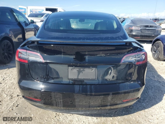 2019 Tesla Model 3 Long Range with VIN 5YJ3E1EB4KF384304, listed as a Copart auction lot 76106084 with 103,369 mi miles and Non Repairable. Bid and sale history available at carsss.com. Image 6.