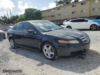 2004 Acura TL with VIN 19UUA66284A022582, listed as a Copart auction lot 51499615 with 384,797 mi miles and Salvage Title. Bid and sale history available at carsss.com. Image 4.