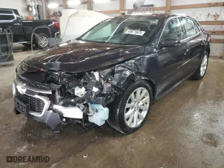 2015 Chevrolet Malibu LT with VIN 1G11D5SL8FF165936, listed as a Copart auction lot 43871625 with 135,490 mi miles and Salvage Title. Bid and sale history available at carsss.com. Image 1.